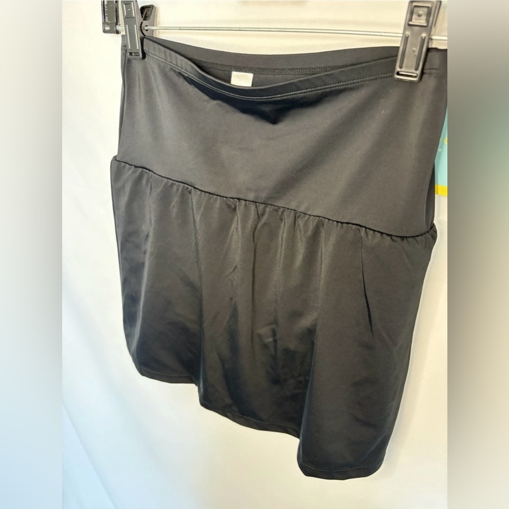 Bal Harbour NWT Women's Ultra High Waist Skirtini Black Swim Bottom  Size S 4/6
